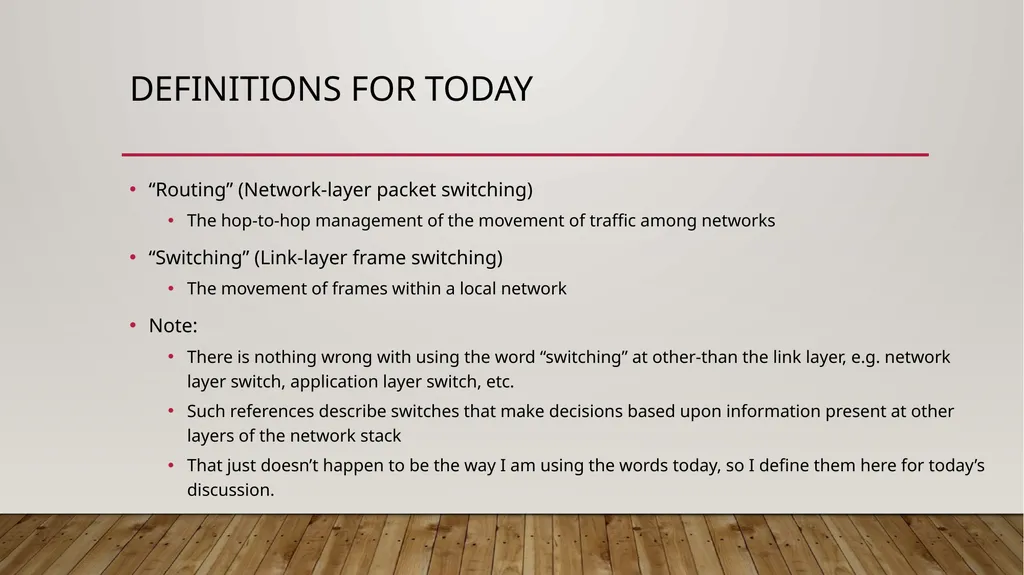 14-760: Adv. Real-World Networks Switching fabric, - slide 5 of 38