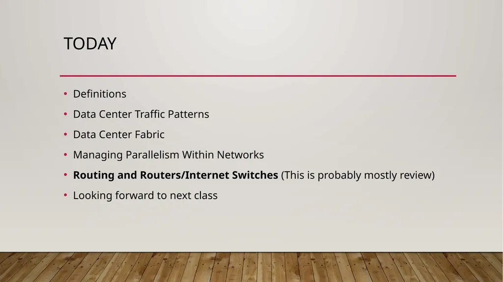 14-760: Adv. Real-World Networks Switching fabric, - slide 31 of 38
