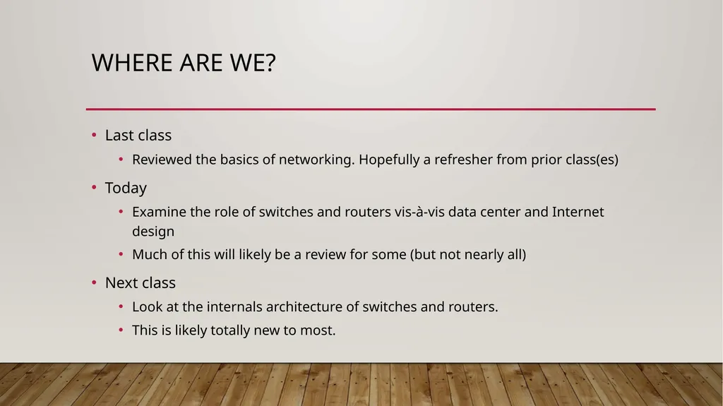 14-760: Adv. Real-World Networks Switching fabric, - slide 3 of 38