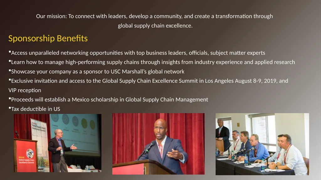 Global Supply Chain Symposium in Mexico May 21, - slide 4 of 9