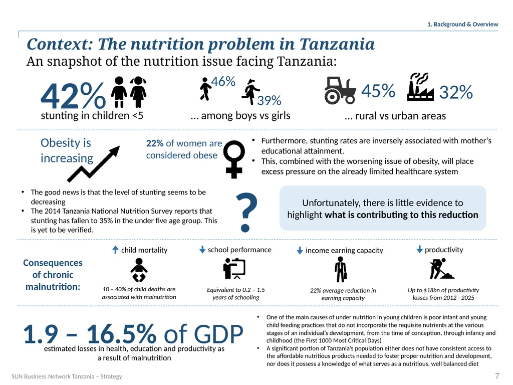 SUN Business Network Tanzania Strategy 2016 – 2018 - slide 7 of 54
