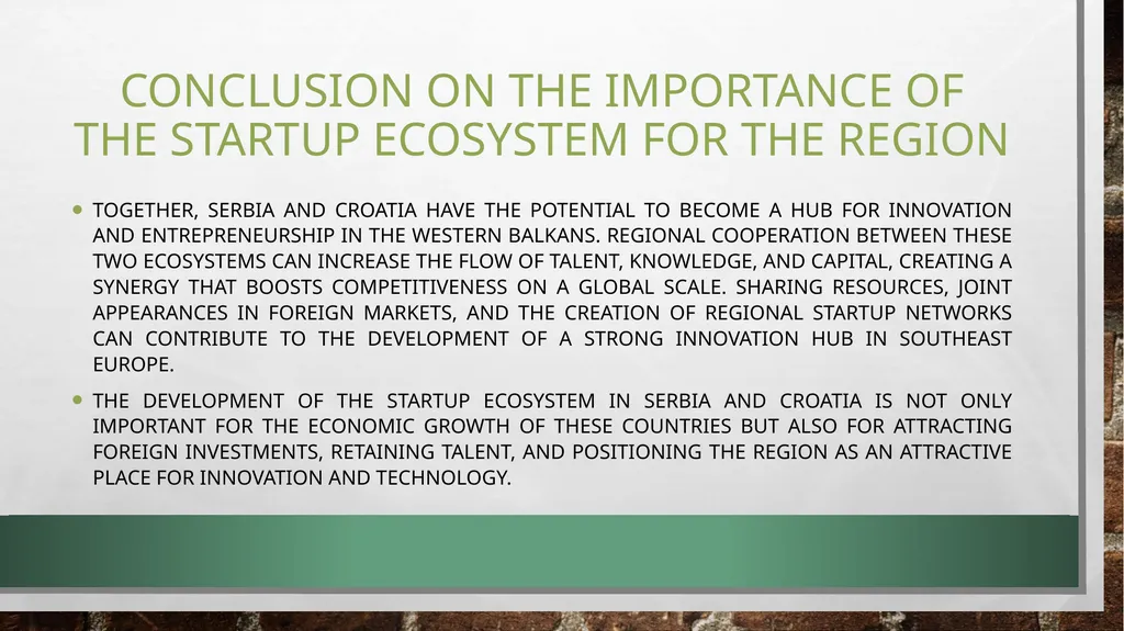 „Regional startup ecosystems– current state and - slide 47 of 49