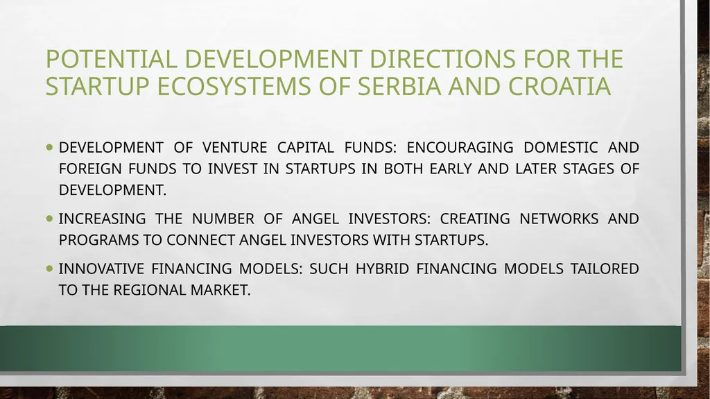 „Regional startup ecosystems– current state and - slide 38 of 49