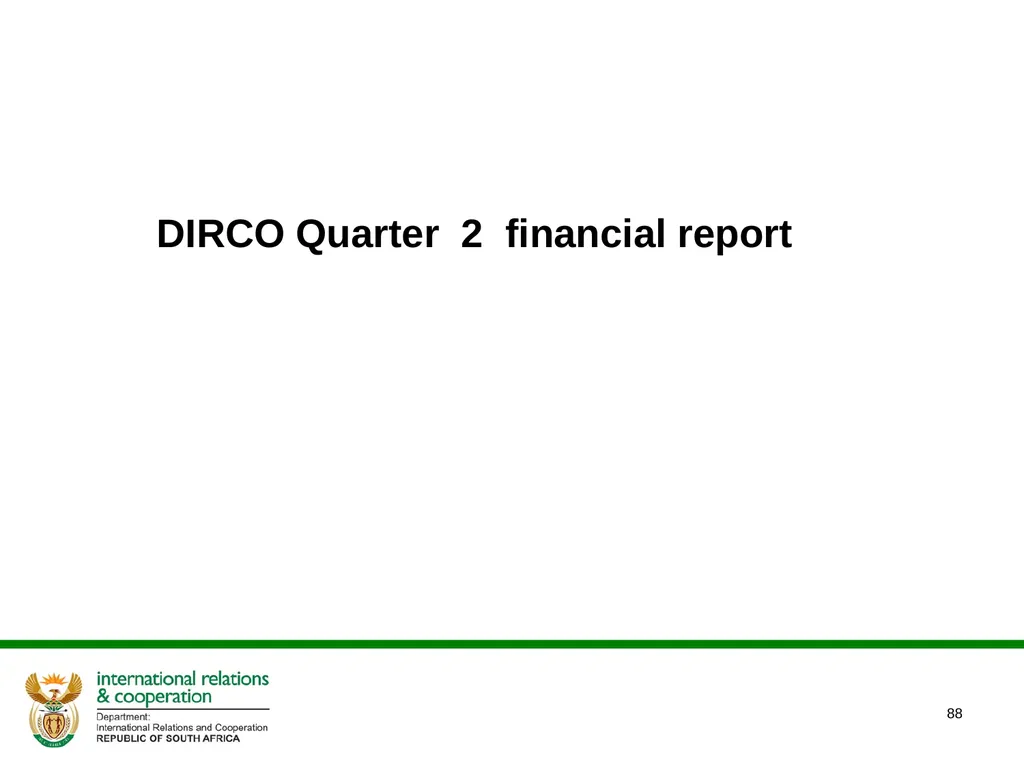 2022/2023 Q1 & Q2 Quarterly Reports to the - slide 88 of 92