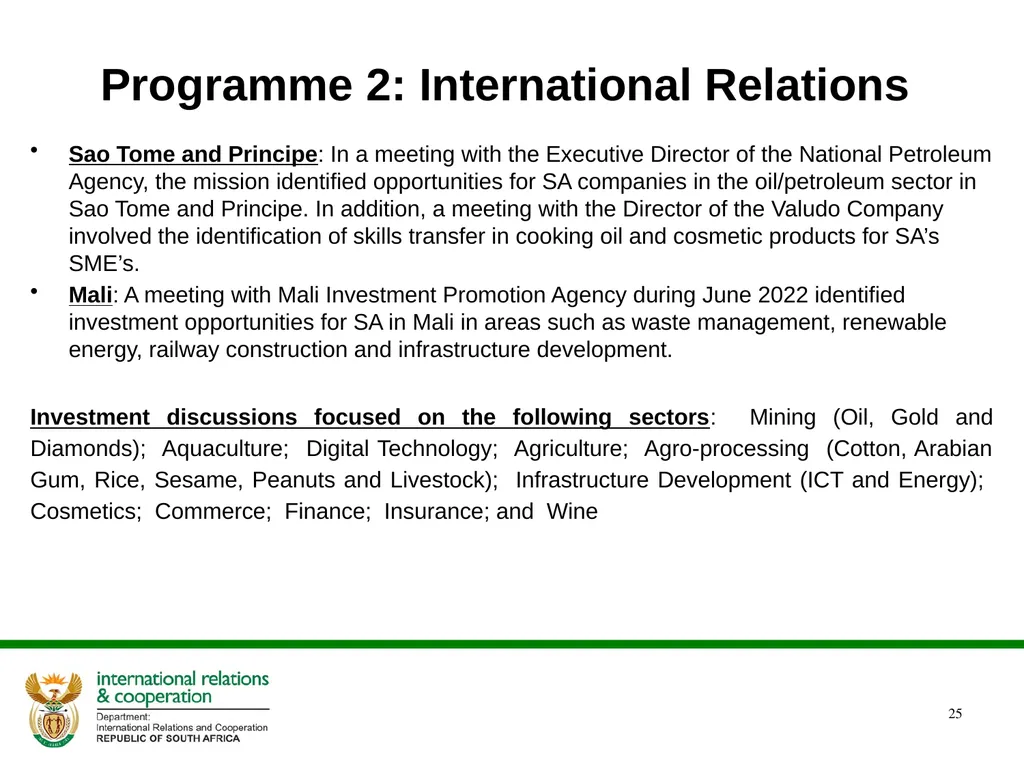2022/2023 Q1 & Q2 Quarterly Reports to the - slide 25 of 92