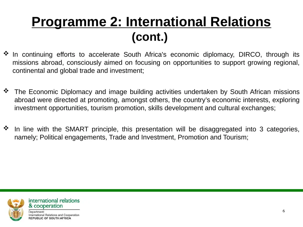 2022/2023 Q1 & Q2 Quarterly Reports to the - slide 6 of 92