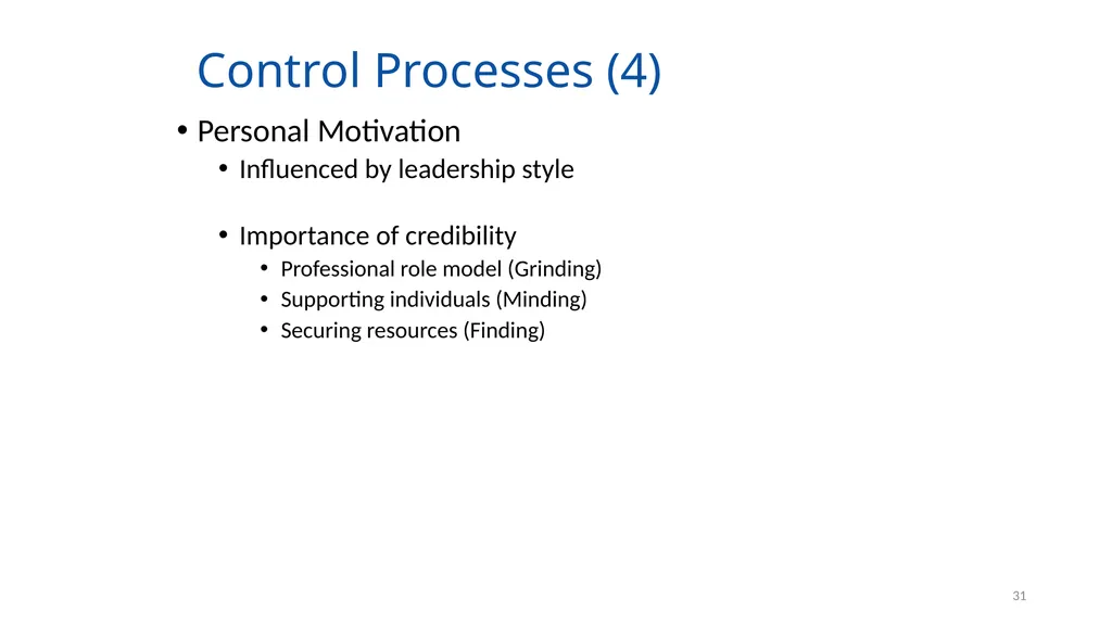 Organising for Success 1 Organising for Success – - slide 31 of 57