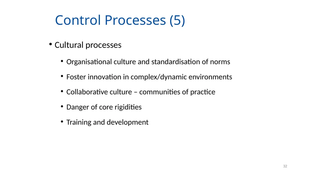 Organising for Success 1 Organising for Success – - slide 32 of 57