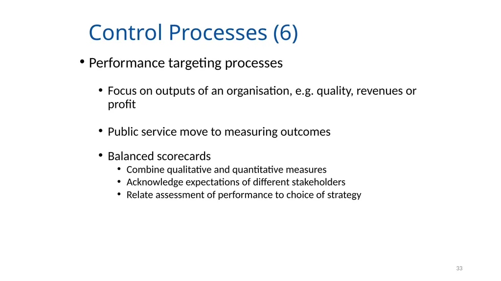Organising for Success 1 Organising for Success – - slide 33 of 57