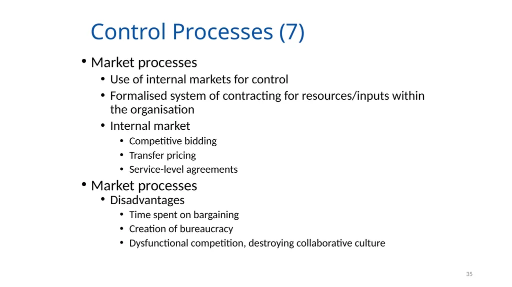 Organising for Success 1 Organising for Success – - slide 35 of 57