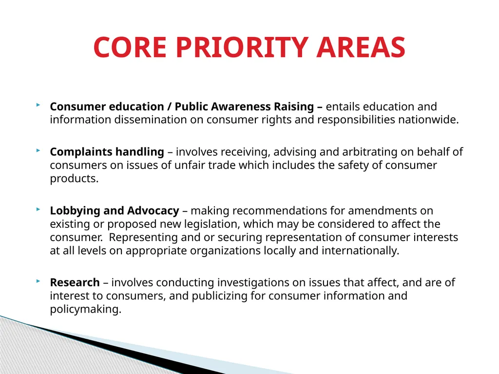CONSUMER PROTECTION IN ZIMBABWE Presentation by - slide 13 of 19