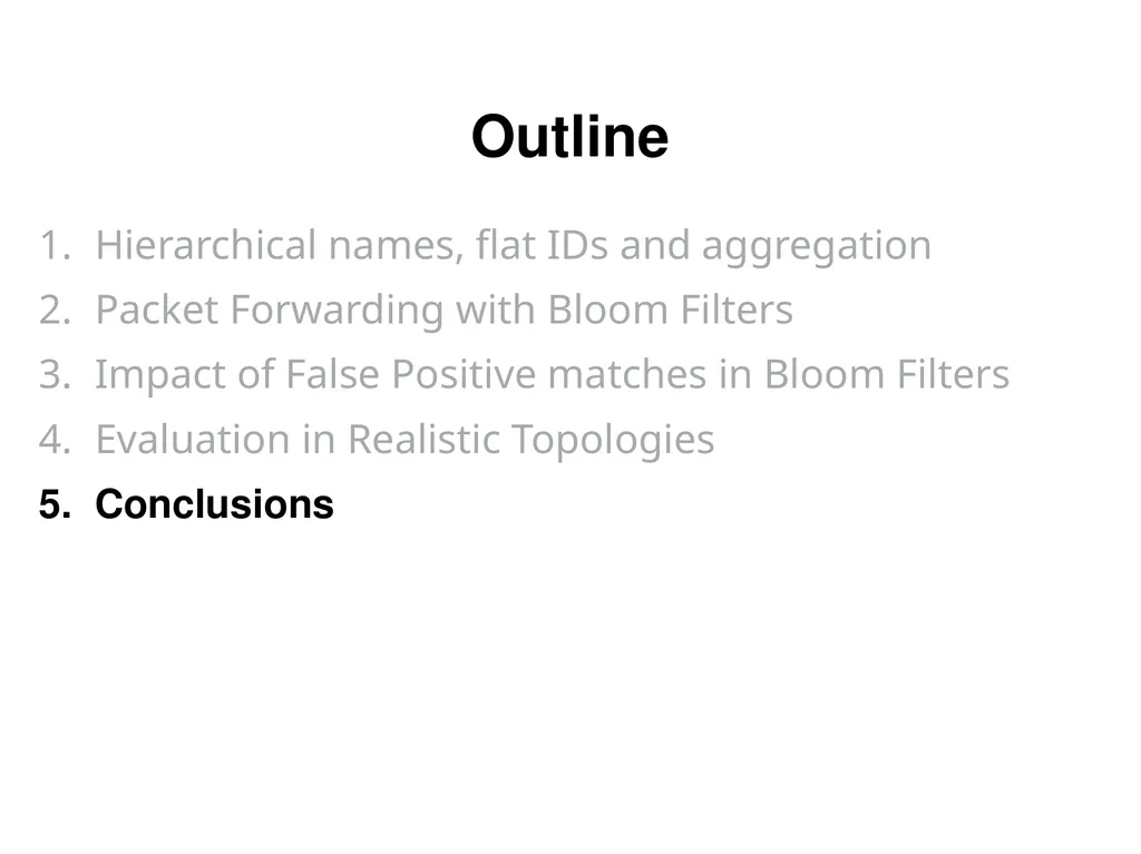 Analysis and Improvement of Name-based Packet - slide 35 of 36