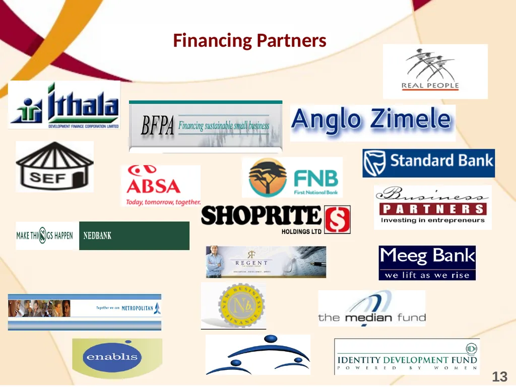 SME FINANCING OPPORTUNITIES – BRIDGING THE GAP - slide 19 of 21