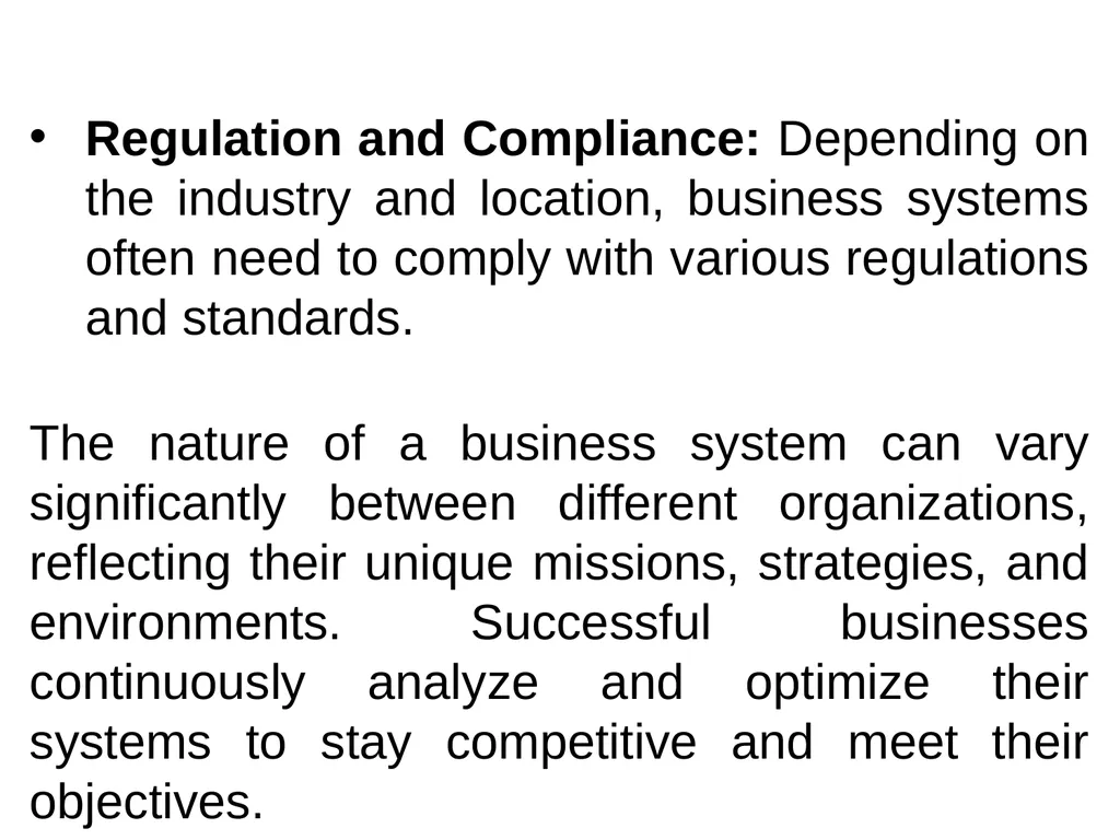 Unit 1: BUSINESS SYSTEM Presented by - Dr. Rahul - slide 12 of 22