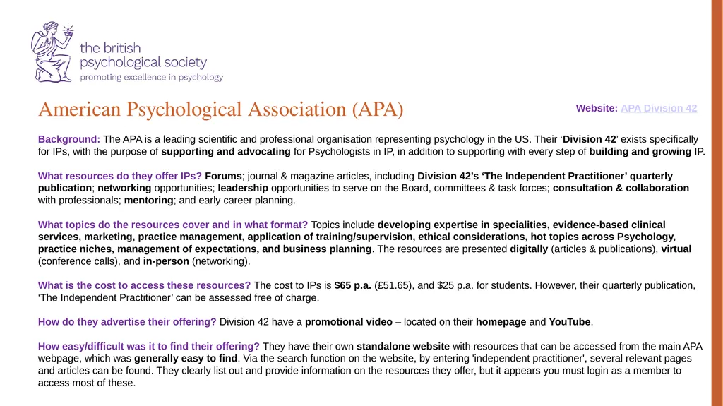 Special Group for Independent Practitioners: - slide 19 of 31