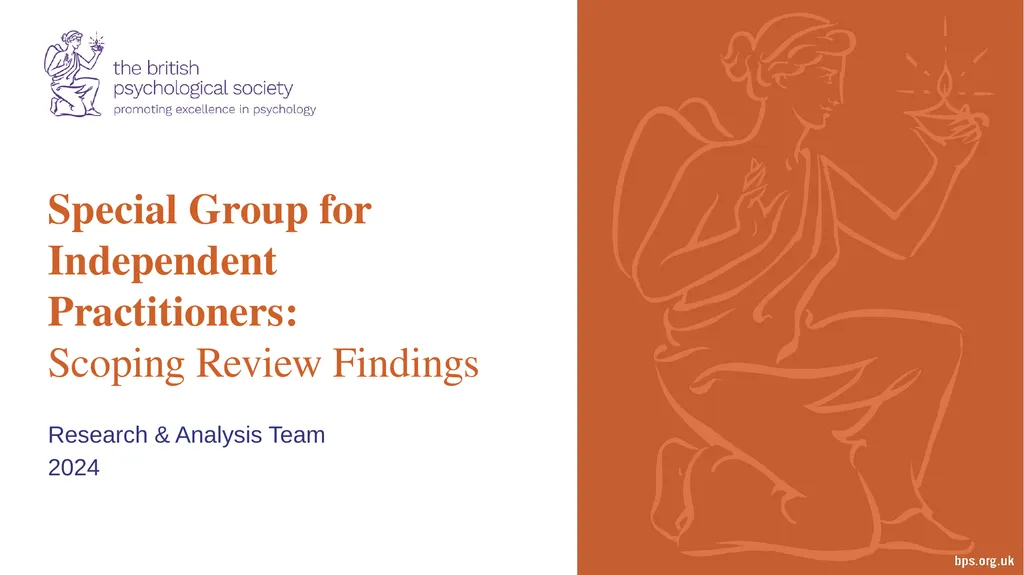 Special Group for Independent Practitioners: - slide 1 of 31
