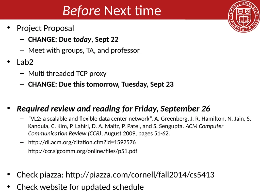 Data Center Network Topologies: FatTree Hakim - slide 29 of 29