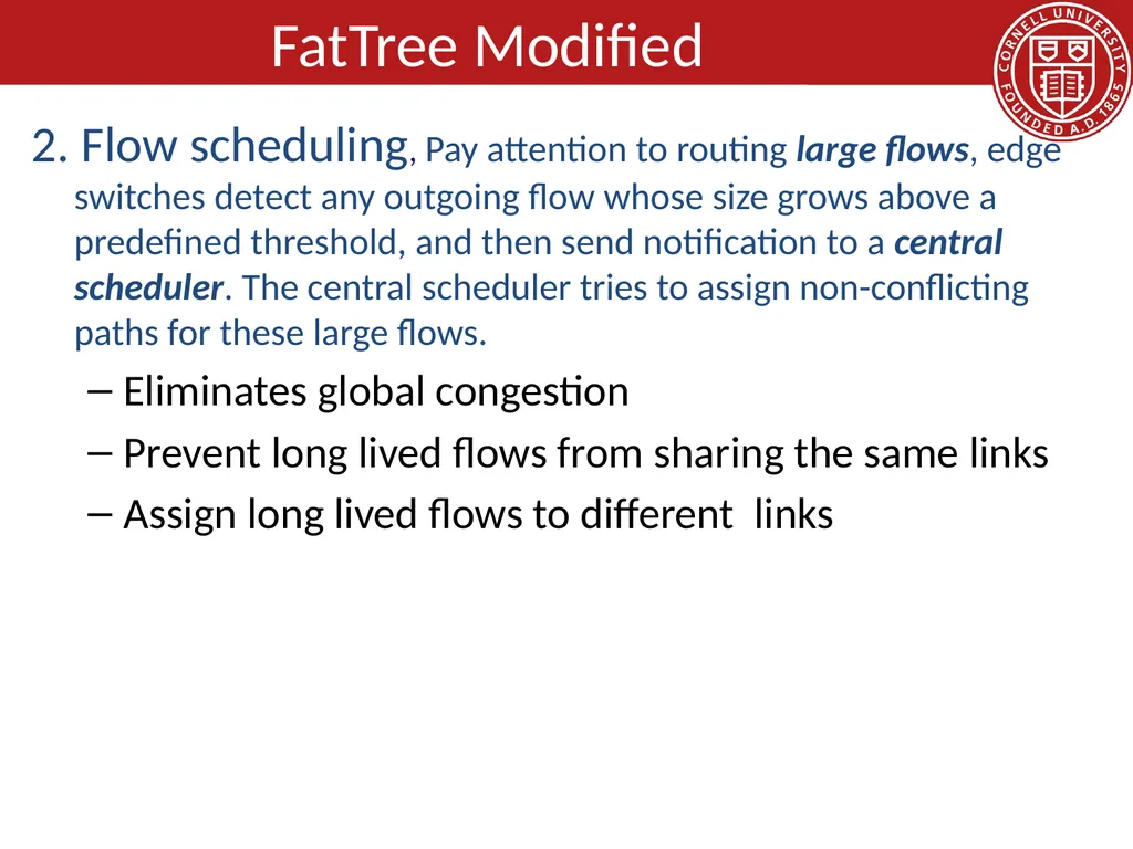 Data Center Network Topologies: FatTree Hakim - slide 19 of 29