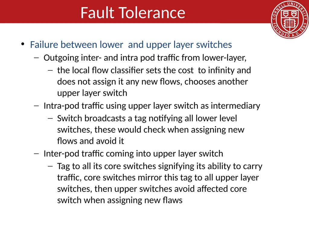 Data Center Network Topologies: FatTree Hakim - slide 21 of 29