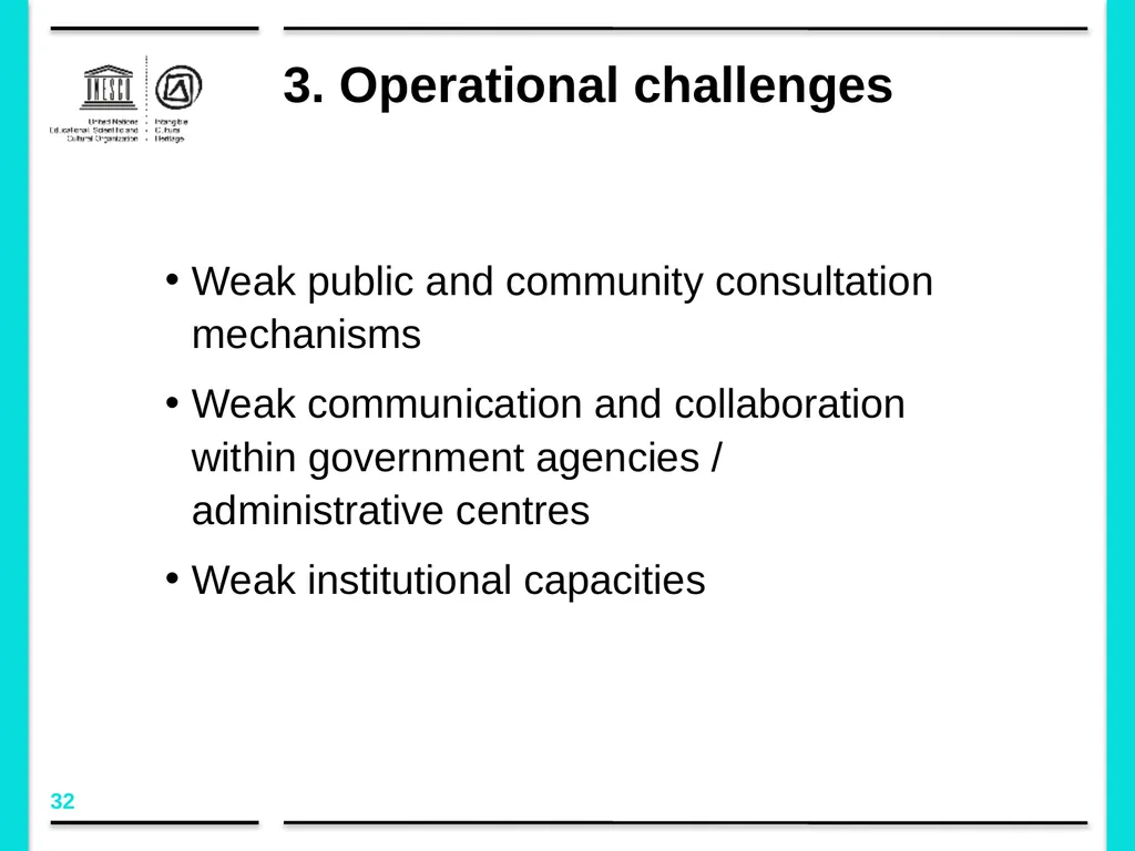 Policy development in the framework of the 2003 - slide 32 of 42