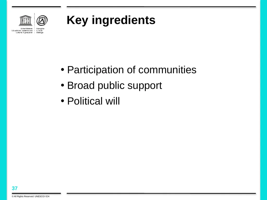 Policy development in the framework of the 2003 - slide 37 of 42