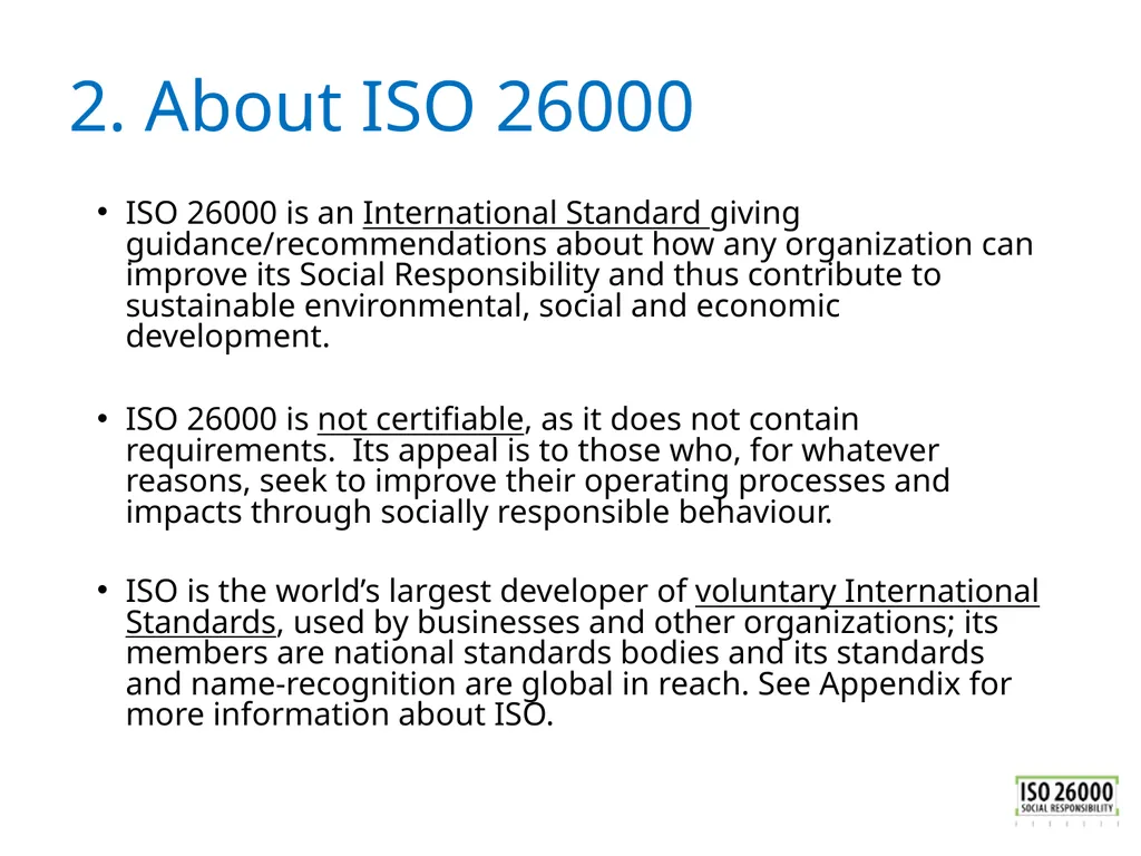 ISO 26000 Basic training material Published by ISO - slide 5 of 59