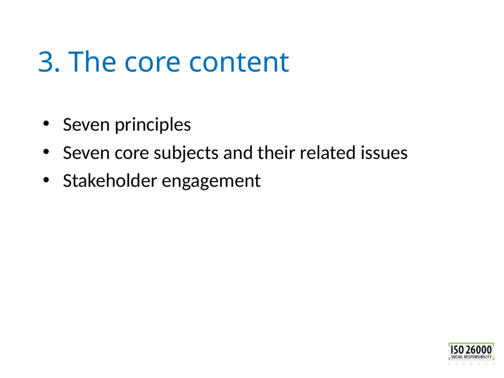 ISO 26000 Basic training material Published by ISO - slide 14 of 59