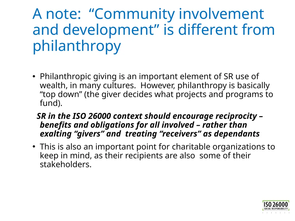 ISO 26000 Basic training material Published by ISO - slide 34 of 59