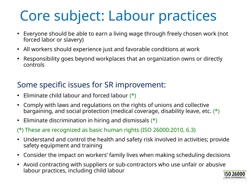 ISO 26000 Basic training material Published by ISO - slide 29 of 59