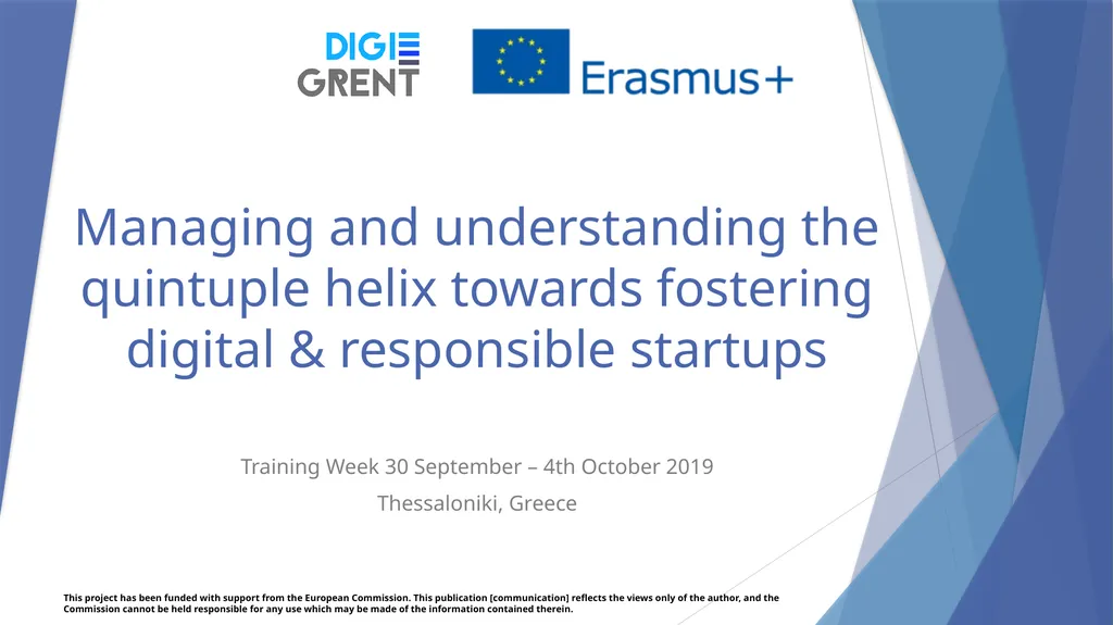 Training Week 30 September – 4th October 2019