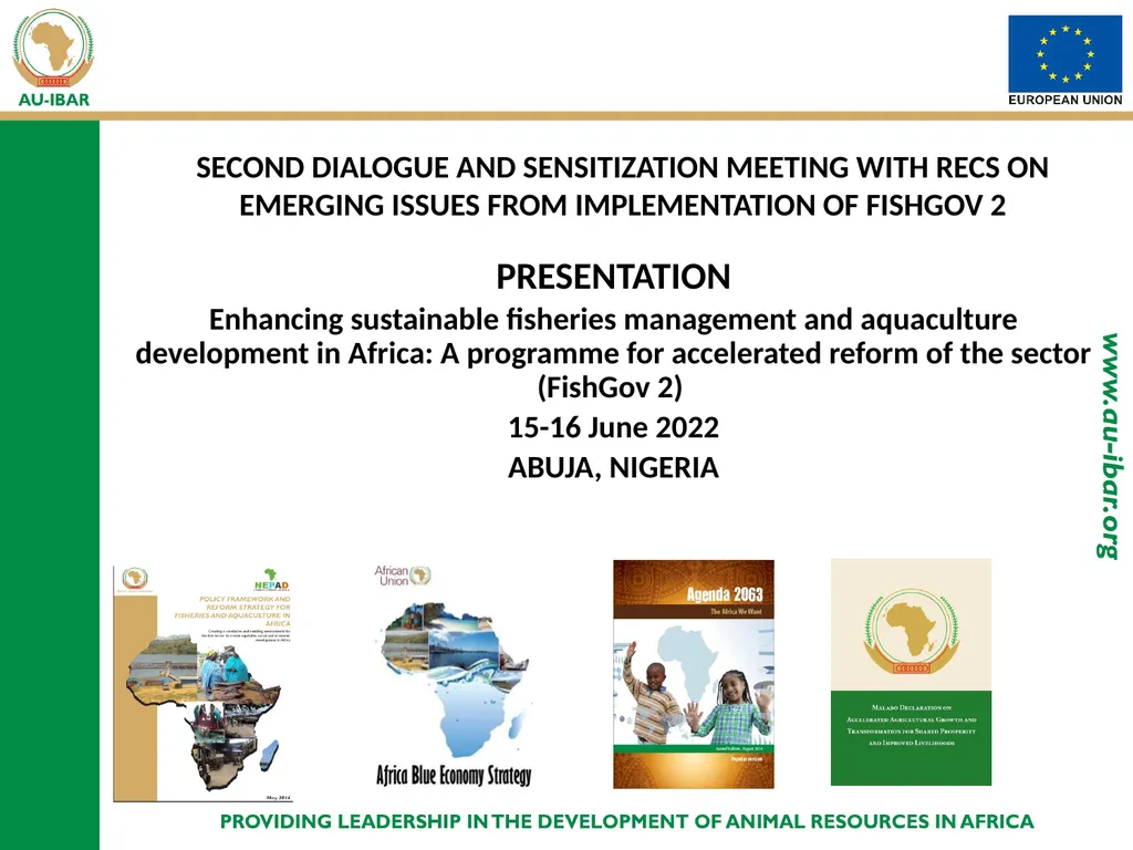 SECOND DIALOGUE AND SENSITIZATION MEETING WITH - slide 1 of 17