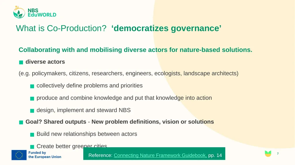 Steps to NBS Workshop II - Delivery with - slide 7 of 15