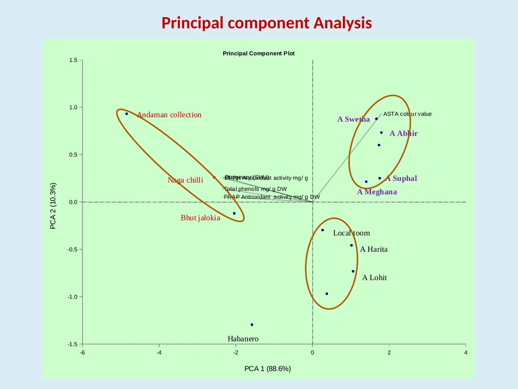 Genotypic variability in colour, pungency and - slide 28 of 31
