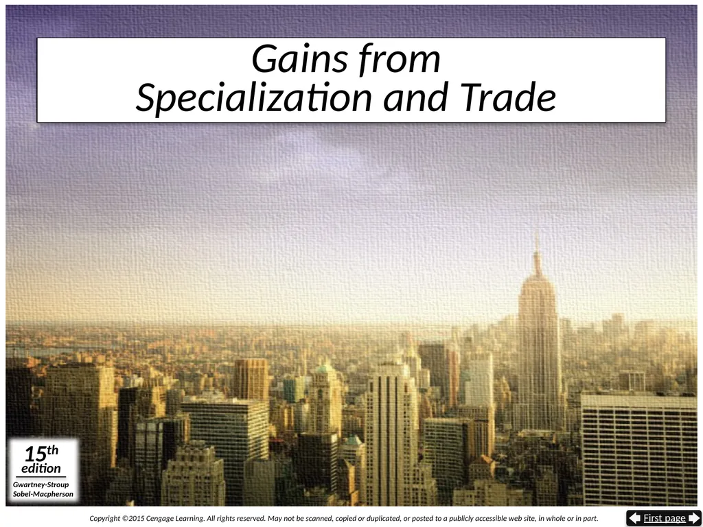 Gaining From International Trade The Trade Sector - slide 5 of 44
