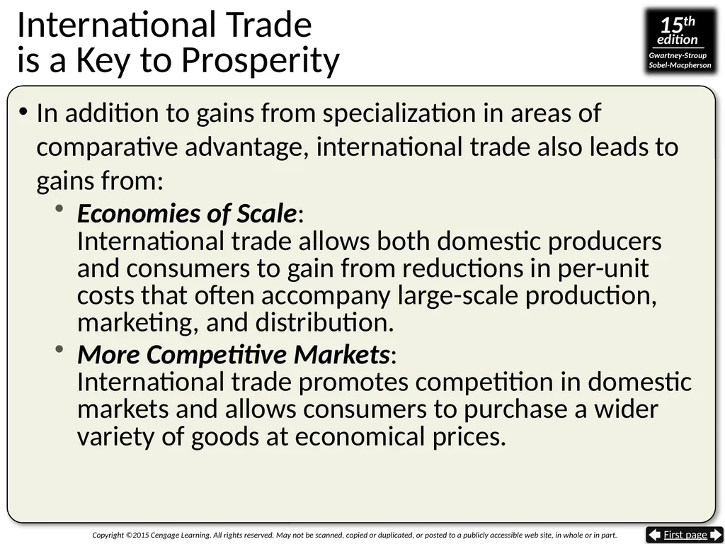 Gaining From International Trade The Trade Sector - slide 14 of 44