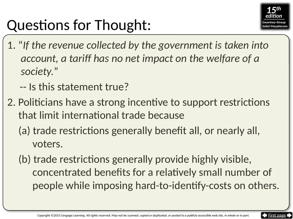Gaining From International Trade The Trade Sector - slide 41 of 44