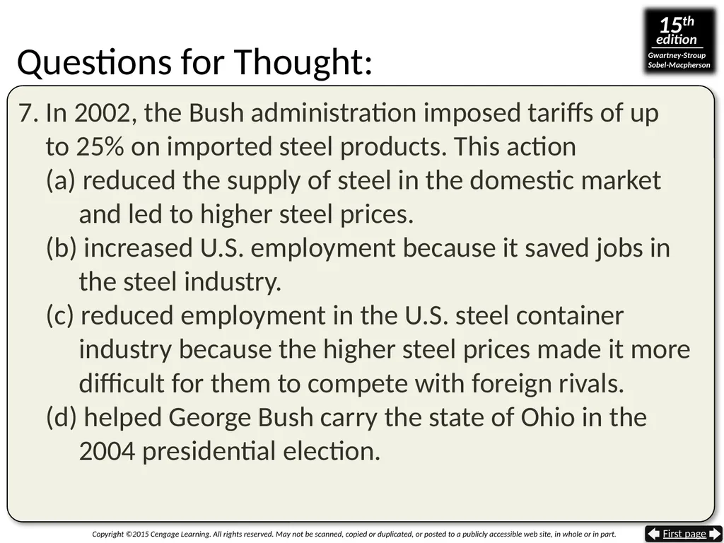 Gaining From International Trade The Trade Sector - slide 43 of 44