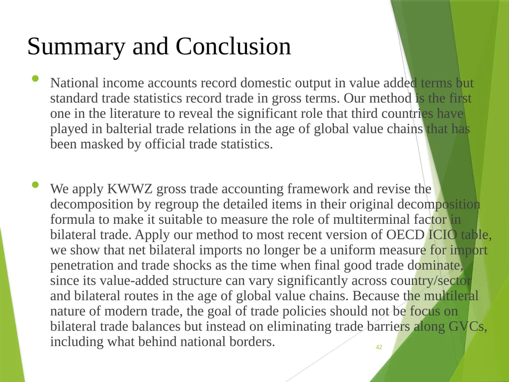 The multilateral nature of balterial trade in the - slide 42 of 48