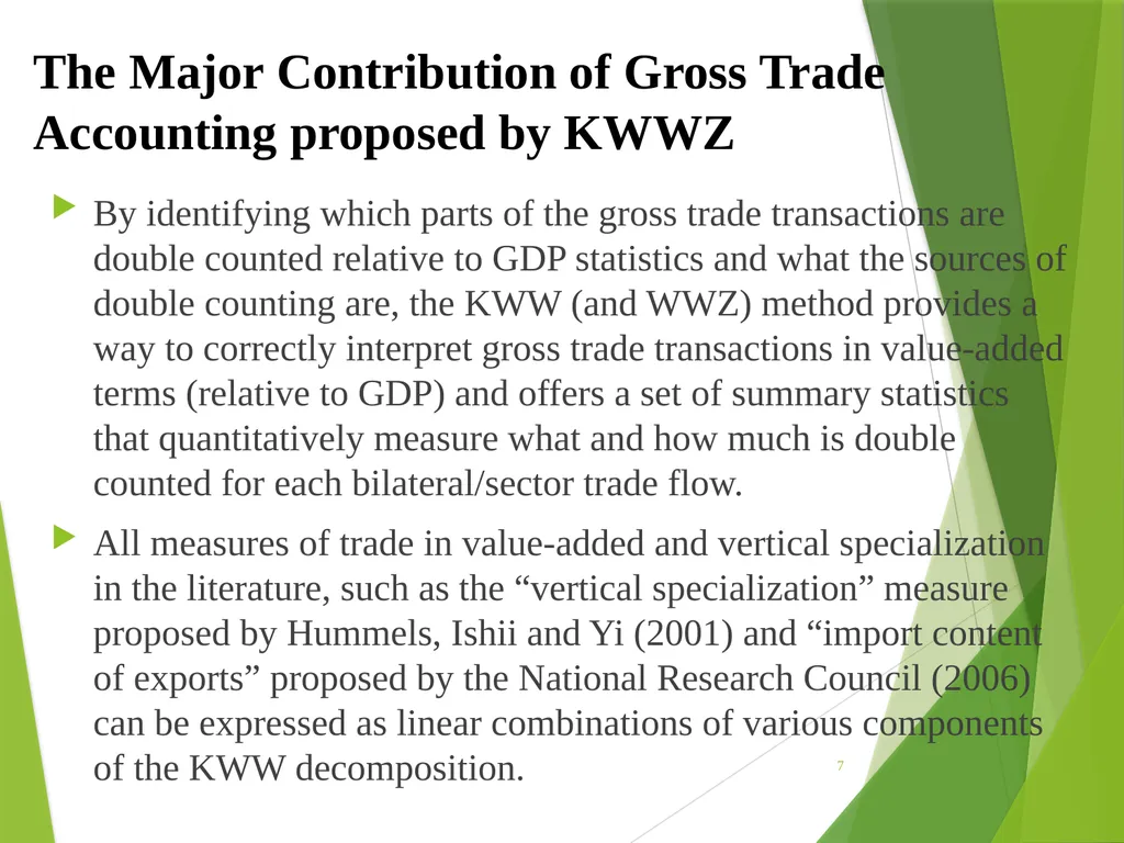 The multilateral nature of balterial trade in the - slide 7 of 48