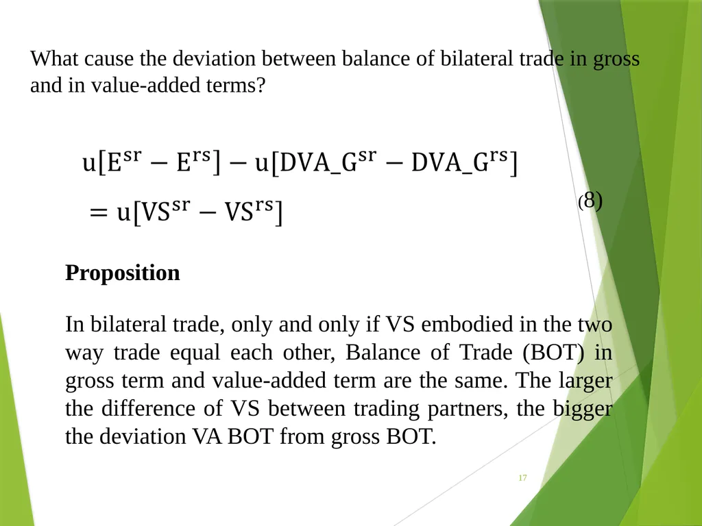 The multilateral nature of balterial trade in the - slide 17 of 48