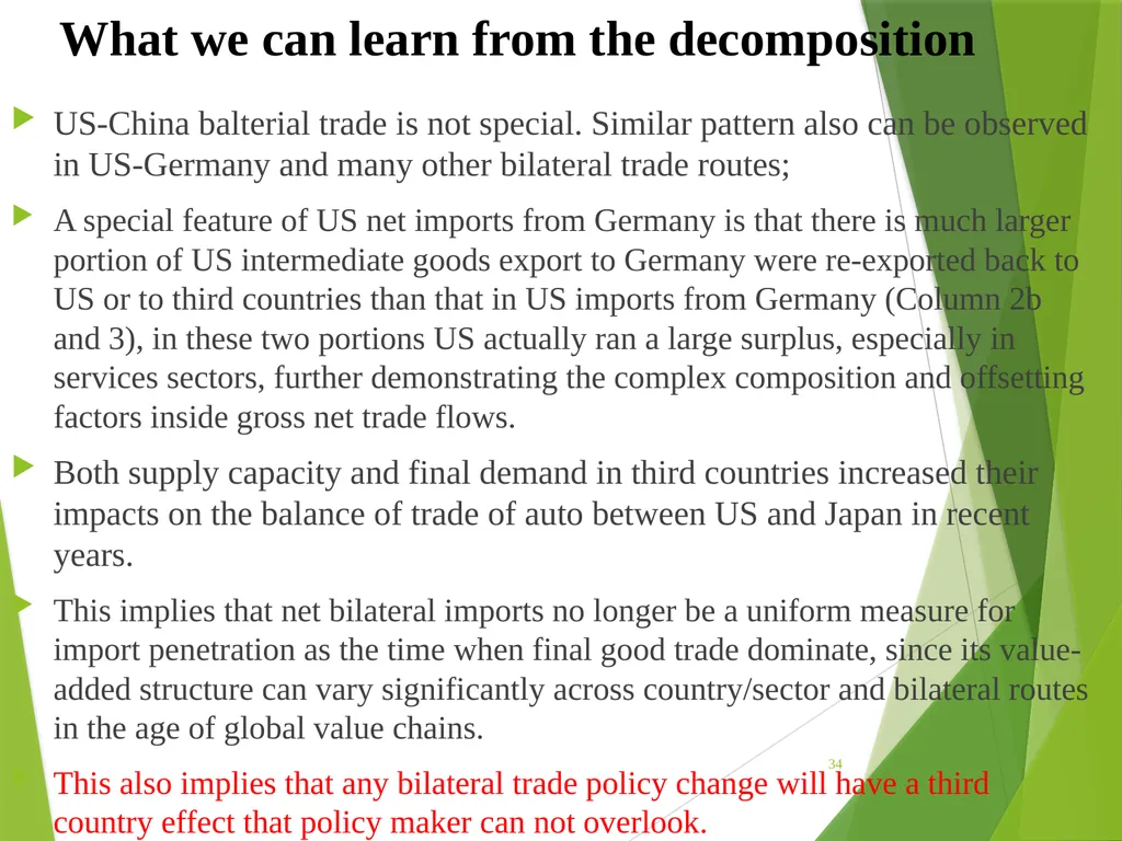 The multilateral nature of balterial trade in the - slide 34 of 48