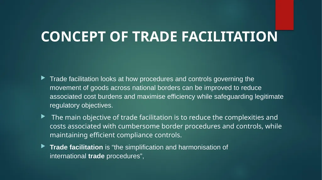 STRENTHENING INSITUTIONAL CAPACITY FOR TRADE - slide 3 of 28