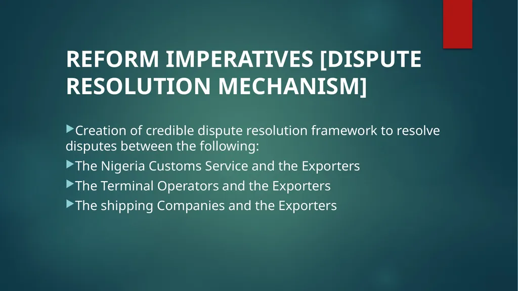 STRENTHENING INSITUTIONAL CAPACITY FOR TRADE - slide 19 of 28
