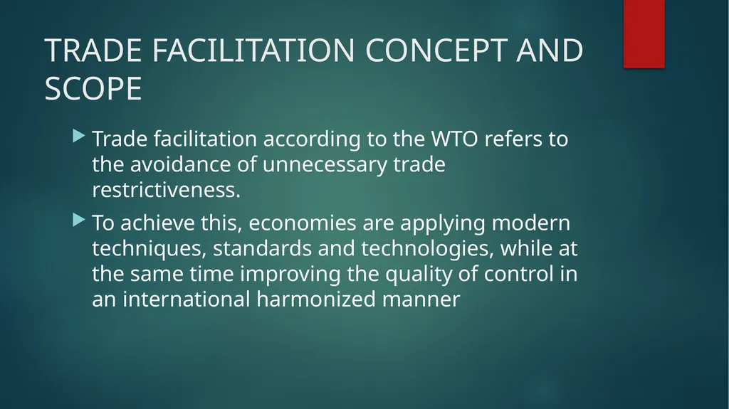 STRENTHENING INSITUTIONAL CAPACITY FOR TRADE - slide 6 of 28