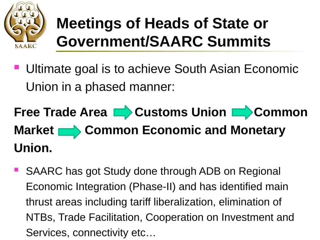 SAARC Process: Scope and Opportunities by Chanchal - slide 8 of 30
