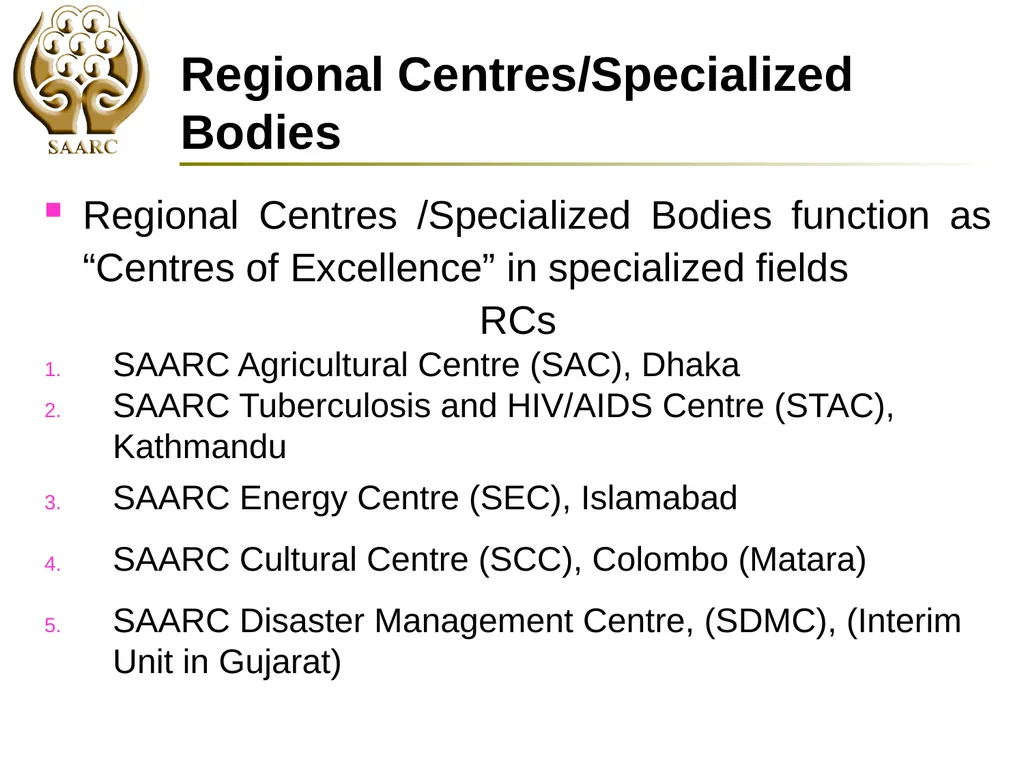 SAARC Process: Scope and Opportunities by Chanchal - slide 10 of 30