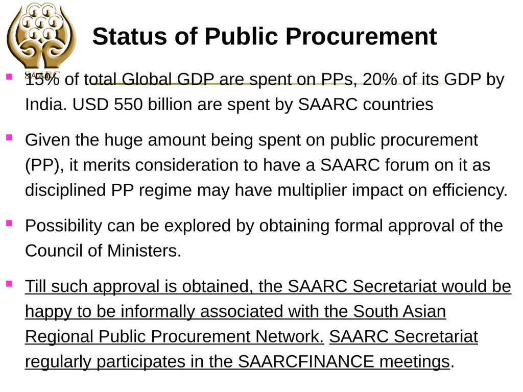 SAARC Process: Scope and Opportunities by Chanchal - slide 17 of 30