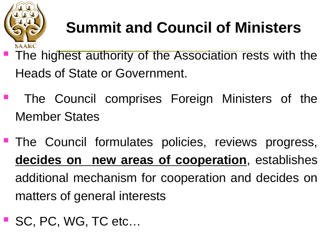 SAARC Process: Scope and Opportunities by Chanchal - slide 7 of 30
