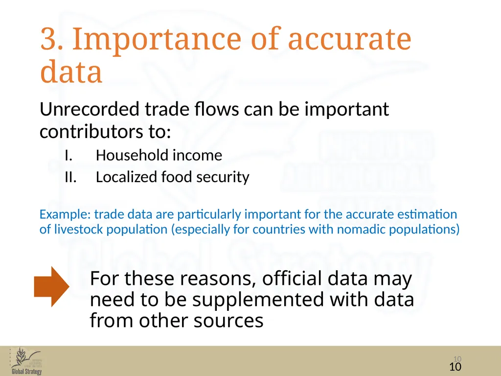 Food Balance Sheets Trade: import and export - slide 10 of 19