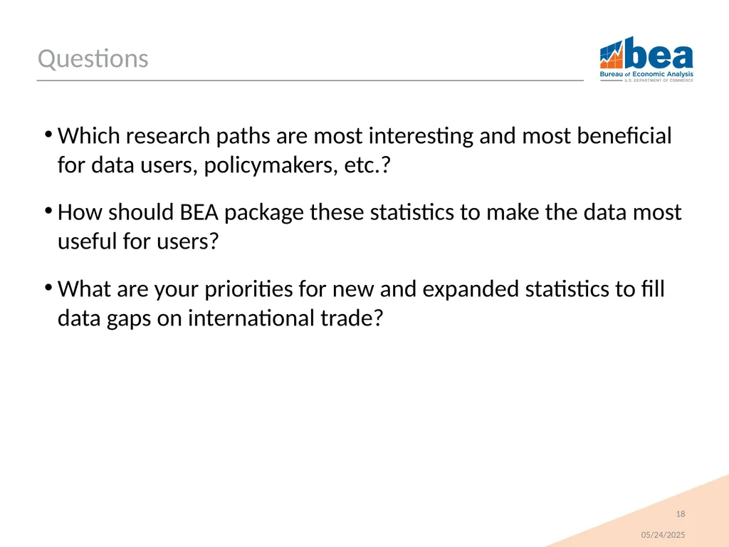 New Data for Analyzing Global Value Chains Tom - slide 18 of 19